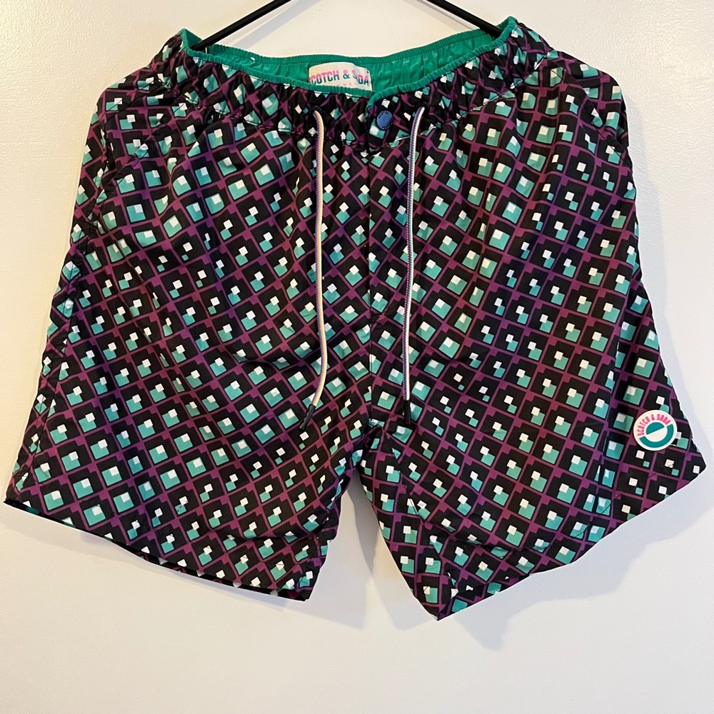 Scotch and Soda Patterned Swim Shorts